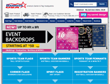 Tablet Screenshot of bannersusa.com